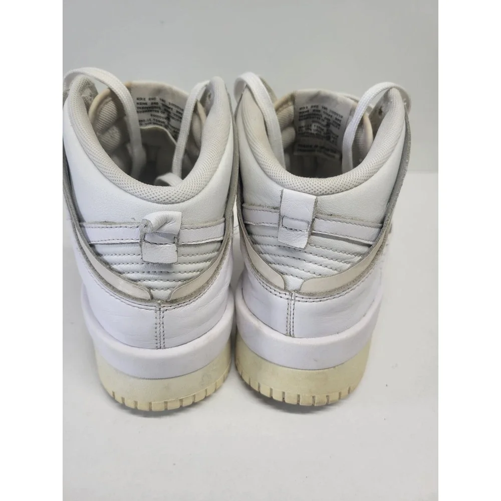 Nike Dunk High Up White White Sail DH3718-100 Womens High Top‎ Sneakers sz 10